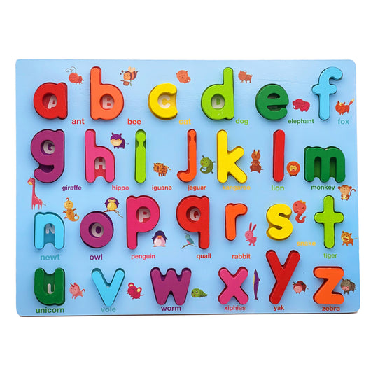 Wooden Alphabet Puzzle Board
